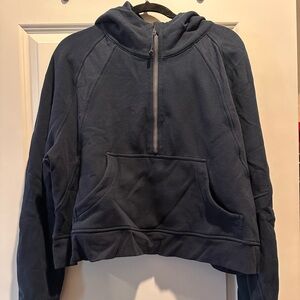 Lululemon True Navy Scuba Half-Zip Hoodie